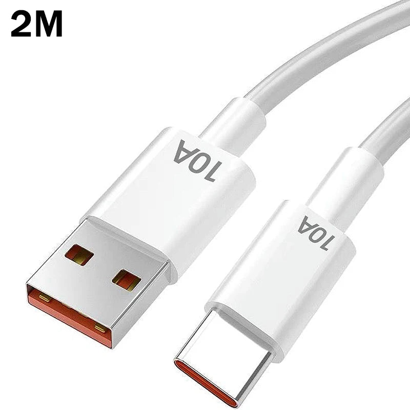 120W 4-Port Fast Charging USB Type-C Wall Charger with Data Cable for Samsung, iPhone, Xiaomi, and Huawei